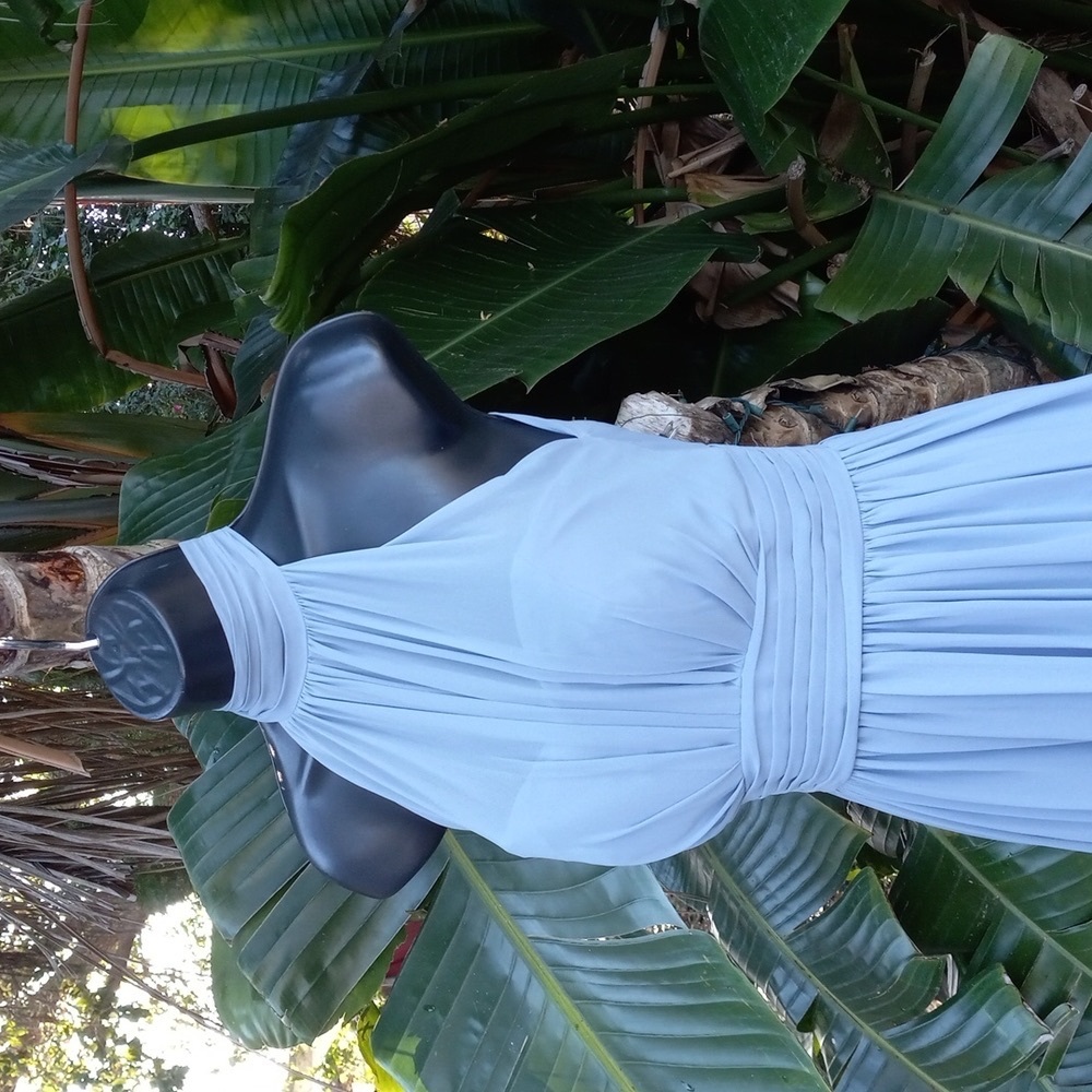 Azazie halter look dress